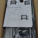 Durstruct Power Tool Organizer Wall Mount with Charging Station | Heavy-Duty Metal Garage Tool Storage Rack | 8-Outlet Power Strip & 4 Tool Hangers | for Workshop & Garage Organization