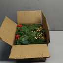 Christmas Garland with Lights, 9FT Prelit Christmas Garland Battery Operated Christmas Wreath with Pine Cones, Red Berries, Artificial Xmas Garland for Mantle, Fireplace, Stairs, Outdoor Decorations (Green)