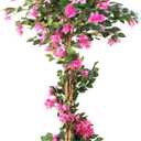 5FT Artificial Bougainvillea Tree – Faux Silk Pink Bougainvillea Plant with Pot for Indoor Outdoor Decor, Tall Fake Tropical Tree for Home, Office, Patio, Balcony, Wedding Decoration
