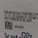 KATE FARMS Organic Pediatric Peptide 1.0 Formula, Vanilla, Sole-Source Hydrolyzed Plant-Based Nutrition for Oral or Tube Feeding, 8.45 oz (12 pack) (EXP 07/21/27)