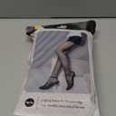 EXQUISLIFE Fleece Lined Tights Sheer Women - Fake Translucent Warm Pantyhose Leggings Sheer Thick Tights, for Winter (Medium, Black+Coffee)