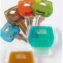 Nite Ize IdentiKey Covers, Write-On Universal Key Covers for Quick Key Identification, Multiple Colors 4 pack