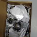 PlusRoc 8 Pack Self Adhesive Caster Wheels 1 Inch for Appliance Sliders Rollers, Load Capacity 28LBS Per Wheel, Low Profile Swivel Wheels for Furniture Storage Bins, Black