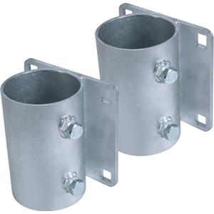 Dock Hardware 3" Galvanized Dock Pipe Leg Holder/Sleeve Galvanized, 2 pack