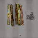 MorningRo 4 Pair 5" Bed Rail Fasteners Bed Rail Brackets with Screws Heavy Duty Bed Frame Rail Hardware Bed Rail Connectors Bed Frame Replacement Parts for Furniture Bed Wood