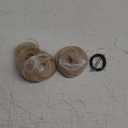 CJL HAIR 2PCs Small Cute Messy Bun Hair Piece for Thin Hair Women Mini Synthetic Curly Bun Scrunchies Updo Hairpieces Sunny Blonde