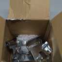 2 Pcs Heavy Duty Wheelchair Brakes Wheel Locks Wheelchair Parts Mount Bolt on Style for 7/8 Inch Tubing Universal Wheel Lock Brake Assembly Medical Transport Chair Brake Side (Silver)