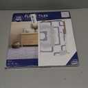 FloorPops 12-in by 12-in Teal Posey Vinyl Peel & Stick Floor Tiles (10 Tiles), (10 sq.ft./Carton)