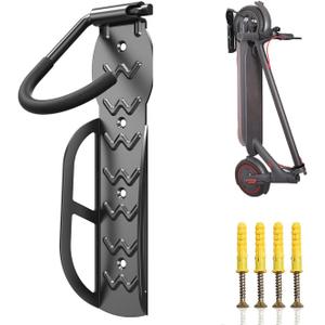 Eletric Scooter Rack Wall Mount,Scooter Hangers for Indoor,Garage,Shed, Vertical Hook Holder for Bike,Electric Scooter,Kid Scooter, Heavy Duty Holds Up to 60 lbs