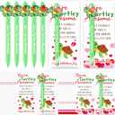 24 Sets Valentines Day Turtley Cards and Pens Gifts Set for Coworkers Employee Appreciation Gifts Bulk You're Turtley Awesome Pens Turtle Valentines Day Cards for Office Staff
