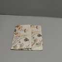 Artoid Mode Wildflower Leaves Floral Fall Table Runner, Autumn Thanksgiving Kitchen Dining Table Decoration for Indoor Outdoor Home Party 13x90 Inch (Brown)