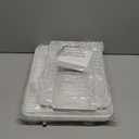 Dish Drying Rack, 2 Tier Dish Racks for Kitchen Counter, Compact Dish Drainer Rack, Detachable Dish Rack with Drainboard, Utensil Holder, Cup Holder for Small Space - White, Large