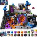 GraceDuck Magnetic Blocks - 150 PCS Build Magnetic Dark Castle Sword Domain World - Magnetics Construction Cube Toys - STEM Montessori Sensory Toys for Toddlers 6 7 8 9 10 Year Old Boys & Girls