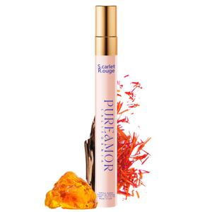 PUREAMOR Pheromones Perfumes for Women, Saffron Amber Extrait de Parfum Oil Spray, 0.41 fl oz (12ml) Travel Size, Long-Lasting Warm Spicy Fragrance, Amplify Charm for Date & Daily, Made in USA