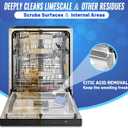 2 x 24 Pack BUBCLEAN Dishwasher CleanerDeodorizer Tablets, Deep Cleaning Descaler for Dishwasher, Natural Odor, Limescale, Grease, Calcium  Smell Remover, Septic Safe with Lemon Scent - 12 Month Supply