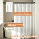 51.4"-87" Tension Double Shower Curtain Rod, No Drilling & Size Adjustable