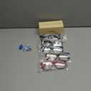 CCVOO Reading Glasses for Women/Men, Eyeglasses, Blue Light Readers for Women/Men, Computer Eye Glasses, Cheaters (2 Black/Turtle/Red/Dark Blue)