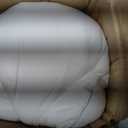 Mellow Puff Pillow Cooling Ice Silk Bed Pillow, Back & Stomach Sleepers | Fluffy Goose Down Alternative Fill, Hypoallergenic & Machine Washable Pillow for Side, Baby Blue, Lightweight Summer Quilt