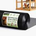 Black Hardware Cloth1/2 inch 36 inch x 50 Foot 19 Gauge, PVC Coated Welded Wire Mesh Roll, Heavy Duty Metal Mesh with Square Grid,Fencing Roll for Chicken Coop Barrier, Rabbit Cage, Snake Fence