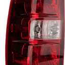 Tail Light Assembly Compatible With 2007-2014 Chevy Tahoe Suburban Left Driver Side Rear Brake Lamps With Bulb Inside And Wiring Harness Replaces# GM2800196 25862701 22837923