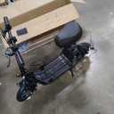 Gyroshoes C1S Electric Scooter for Adults with Seat & Large Basket, 550W Motor, 20 Mile Range, 19MPH, Foldable E-Scooter for Commuting, Pets Dog, Grocery Shopping