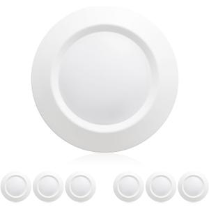 7.5 Flush Mount Disk Light,CRI90, 1000lm, 11W, 3000K Warm White Surface Mount Lighting, Dimmable LED Disk Lights(6 Pack)