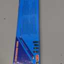 Offset Extension Wrench Set, Impact Ready Socket Ratchet Wrench Extender Tool with 1/2'', 1/4'', 3/8'' Square Drive Adapters, Zero Degree Ratchet Tool Universal Stubby Wrenches Set for Car (Blue-5pcs)