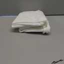 3 Pcs Changing Pad Liners Fits in Peanut Shape Changing Pad Waterproof Diaper Mats Organic Cotton Peanut Mats are Warm on a Baby's Back, Washable Reusable(Simple Style,White)