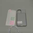 GIN FOXI Battery Case for iPhone 12 Pro Max, Real 7000mAh Ultra-Slim Battery Charging Case Rechargeable Anti-Fall Protection Extended Charger Cover for iPhone 12 Pro Max Battery Case(6.7 inch) Gray