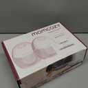 Momcozy Breast Pump Hands Free Mobile Style | M6, Wearable Breastfeeding Pump Ideal Rhythm for More Milk, DoubleFit Flange More Fit & Discreet with 3 Modes & 9 Levels, 24mm - 2 Pack Cozy Red