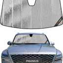 Pigenius Windshield Sun Shade for Genesis GV80 SUV 2021-2026 Front Window Sunshade - AstraGuard