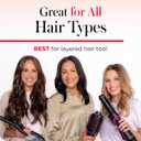 REVLON One-Step Hair Dryer and Styler - Root Booster Round Brush for Styling, Dryer Brush for Fast and Easy Salon-Quality Blowout, More Shine and Less Frizz (1-1/2 in) Black