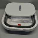 Collapsible Foot Spa Bath with Heat and Massage Rollers, Bubble, Foot Pedicure Kit, Temperature Control, Red Light, Pedicure Foot Spa, Foot Bath