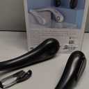 AMACOOL Bladeless Neck Fan Portable Personal Fan 5000mAh Rechargeable Battery Operated Wearable Fan for Women Men Outdoor Sport Travel Patio Garden Work Home Kitchen(Black)