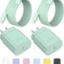 Type C Charger Fast Charging for iPhone 17 16 15,USB C Samsung Chargers Block 25W Super Fast Chargers for Samsung Galaxy S25/S24 S23 S22 S21/iPhone Air/17/17 Plus/17 Pro Max/16 Pro Max/15 Plus(Green)