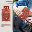 Nurses Week Gifts,A5 Hardcover Leather Journal for Women - 200 Pages Premium Paper Notebook, Nurse Journal Notebook for School, Work (Nurse Red)