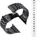 EPULY Metal Band Compatible with Apple Watch Bands for Men 49mm 46mm 45mm 44mm 42mm 41mm 40mm 38mm, Business Stainless Steel Strap for iWatch Bands Series 11 10 9 8 7 6 5 4 3 2 1, SE3 2 1, Ultra3 2 1 (Black)