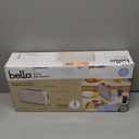 bella 2 Slice Slim Toaster, Fits-anywhere Kitchenware, 6 Setting Shade Control with Reheat & Cancel Buttons, Fits sourdough, 10 Long Slot, Anti Jam & Auto Shutoff, 900 Watt, Oatmilk