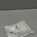 Handmade Rhinestones lace Applique handsewing Beads Sequins Trimming Patches for Dress Clothing Accessories More Colour (Silver)