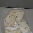 LEGDOR Car storage bag Cartoon bear Car seat back multifunctional storage Rear seat storage hanging bag Car hanging storage bag (Offwhite)