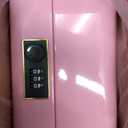 Honeydak Locked Medicine Box for Medication Safe Lockable Metal Storage Box Fridge Snacks Food Phone Container with Combination Code for Personal Private Items Home Dorms Office Organization(Pink)