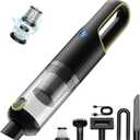 Handheld Car Vacuum Cleaner Cordless with 23000pa High Power Suction, 1.5H Type-C Fast Charge & 2 Suction Modes, Portable Mini Hand Vac Rechargeable with Multi-Nozzles for Car Home Office (Black)