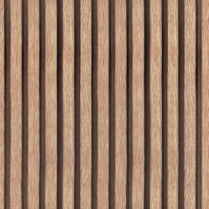 Yun-aeon Natural Wood Peel and Stick Wallpaper Wood Slats - 17.3"x 120" Tan Self-Adhesive Waterproof Vinyl Removable Wall Paper for Wall Decor Bedroom