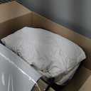 Hotel Suite Luxurious Feather and Down Comforter Duvet Insert Full/Queen Size, 100% Cotton Cover, Hotel Collection Quilts, 56 oz Fill Weight, All Season Medium Warmth 88 x 88 Inch White