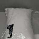 ComfyDown Decorative Throw Pillow Insert, Down and Feather Fill, 100% Cotton Cover, 233 Thread Count - Made in USA (12 X 18) (White)