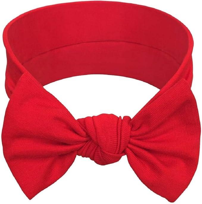 Large Soft Silky Chiffon Hair Bow Clips Big Bowknot Barrettes French Hair Bows for Women and Girls(Red)