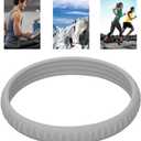 2 x Knee Support Strap for Patella Tendon Pain Relief - Soft Sports Knee Strap with Adjustable Design for Basketball, Running & Fitness (Grey)