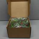 8 Pcs Christmas Candle Rings Wreaths Artificial Snowy Pine Cedar Red Berry Clusters Candle Rings Wreaths Mini Christmas Balls Wreath for Xmas Winter Front Door Window Decorations