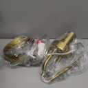 Light Smoke Gray Glass Pendant Lights Kitchen Island Gold Pendant Light Fixtures Adjustable Height Modern Pendant Lighting for Bedroom Dining Room (1-Pack)