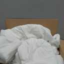 WRENSONGE Full Size Comforter Sets - 3 Pieces Prewashed White Comforter Soft Lightweight for All Seasons, Fluffy Down Alternative Comforter Full Size with 2 Pillow Shams